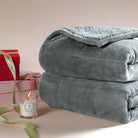 Sherpa Fleece Weighted Blanket 15 Lbs for Adult, Flannel Cozy Plush Bed Blankets, Fuzzy Sherpa Weighted Blankets Full Size, Minky Soft Blanket for Sofa Bed, 48 X 72 Inches, Grey