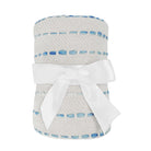 Deep Ombre Striped Handmade Woven Throw Blanket with Fringe