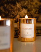 Eucalyptus Orange Wood Wick Candles | Fathers Day Gift for Dad | Soy Scented Candles | Gifts for Men | Aromatherapy | Shelf Decor, Bathroom Freshener | 8Oz, 45 Hour Burn