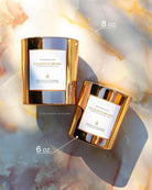 Eucalyptus Orange Wood Wick Candles | Fathers Day Gift for Dad | Soy Scented Candles | Gifts for Men | Aromatherapy | Shelf Decor, Bathroom Freshener | 8Oz, 45 Hour Burn