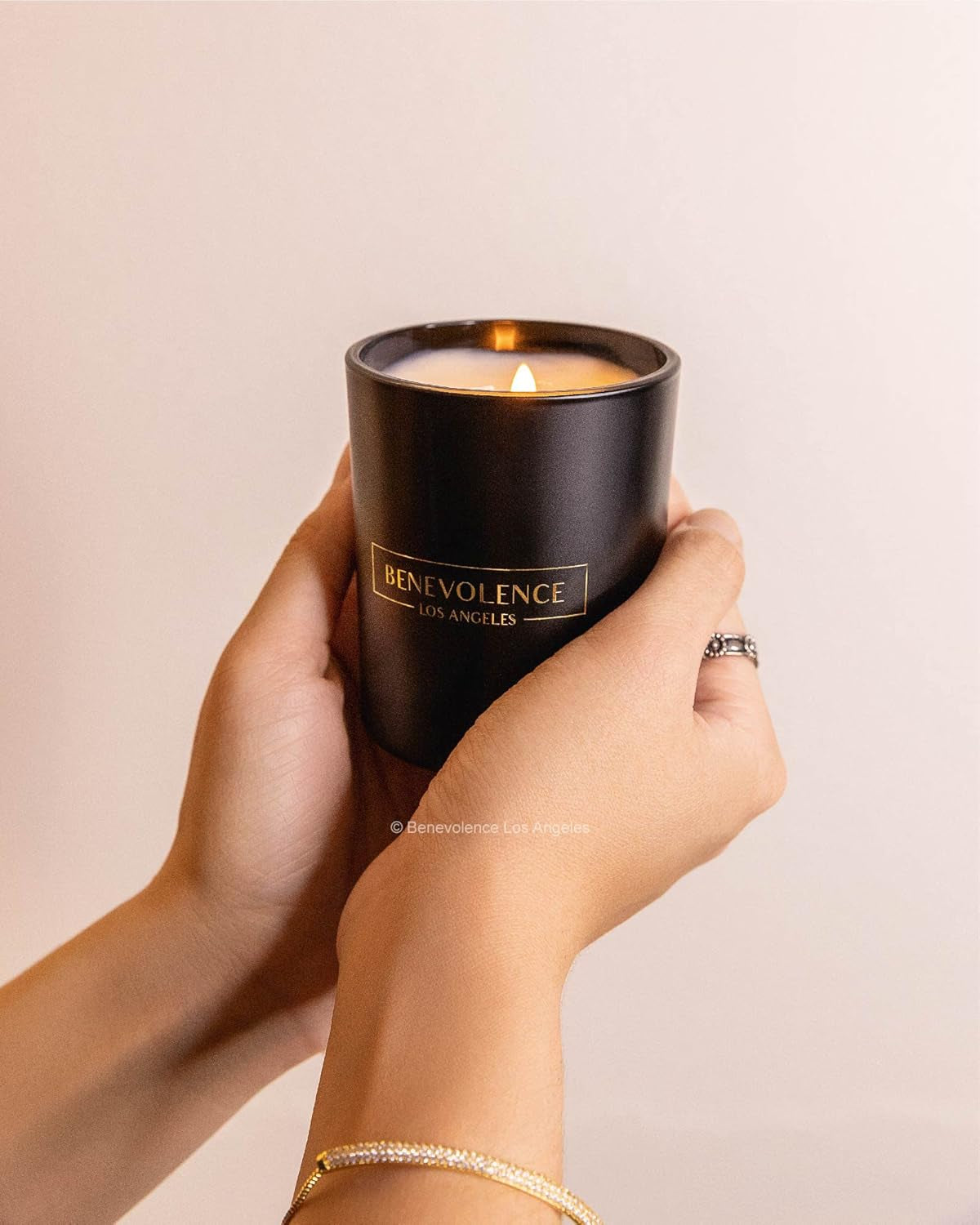 Clearance Candles Rose & Sandalwood Scented Candle | Soy Candles, Black Candle for Home | Gifts for Women and Men | Home Fragrance | Aromatherapy | 6Oz
